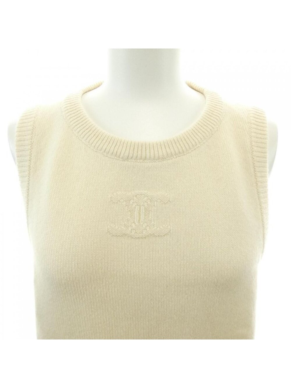 Celine Sleeveless Top Triomphe Jacquard Vest - Picture 5 of 5